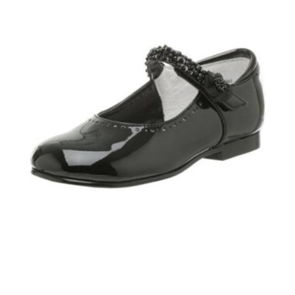 Jumping Jacks Black Patent Leather Mary Jane Shoe